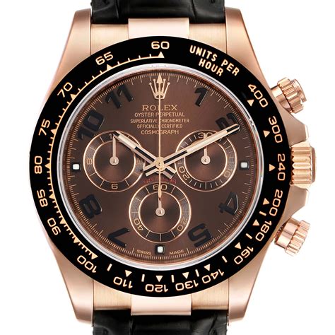 rolex rose gold watch men's